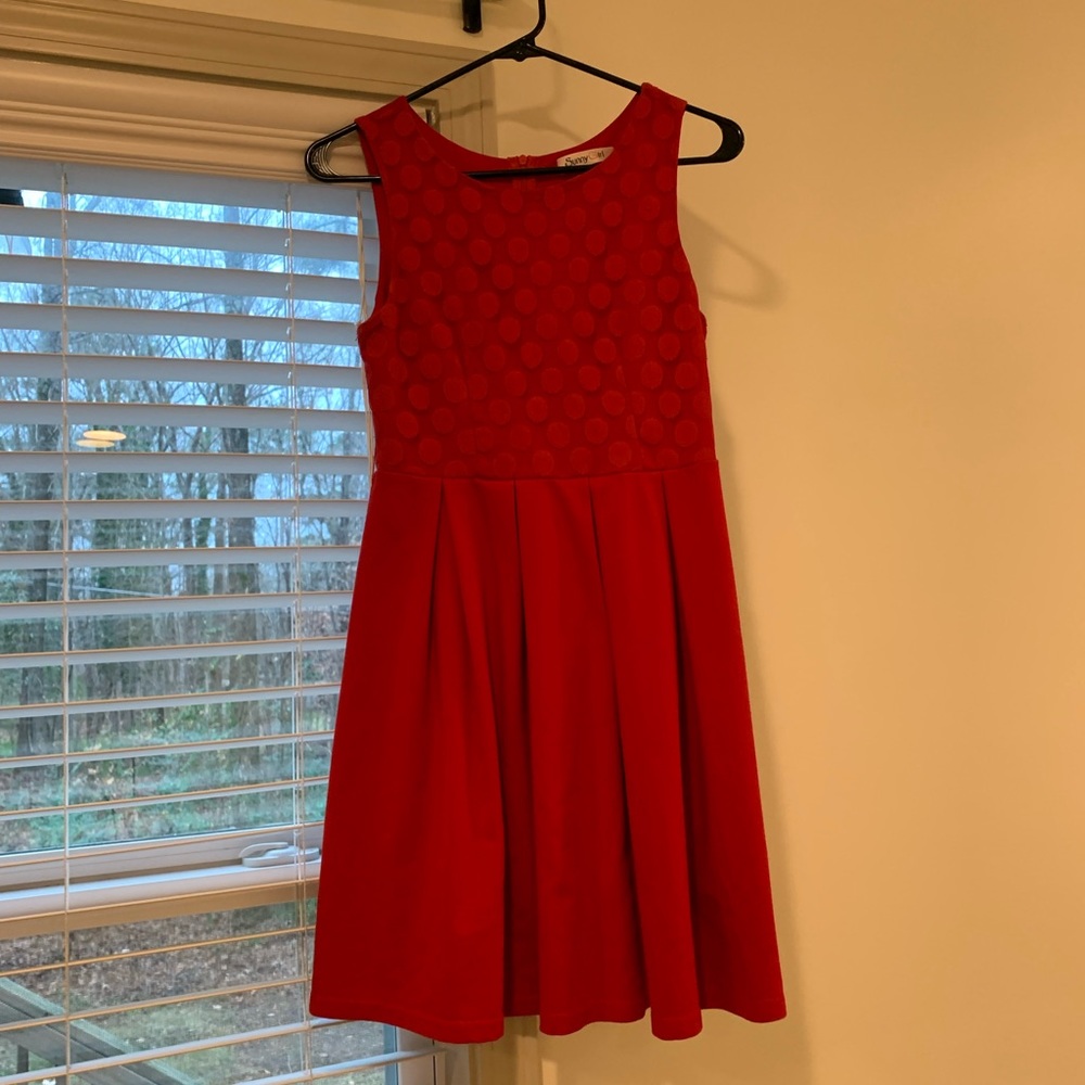 Modcloth Retro Red Dot Dress